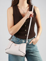 Cross Body Tas Darcy Guess Wit darcy BG991418-vue-porte